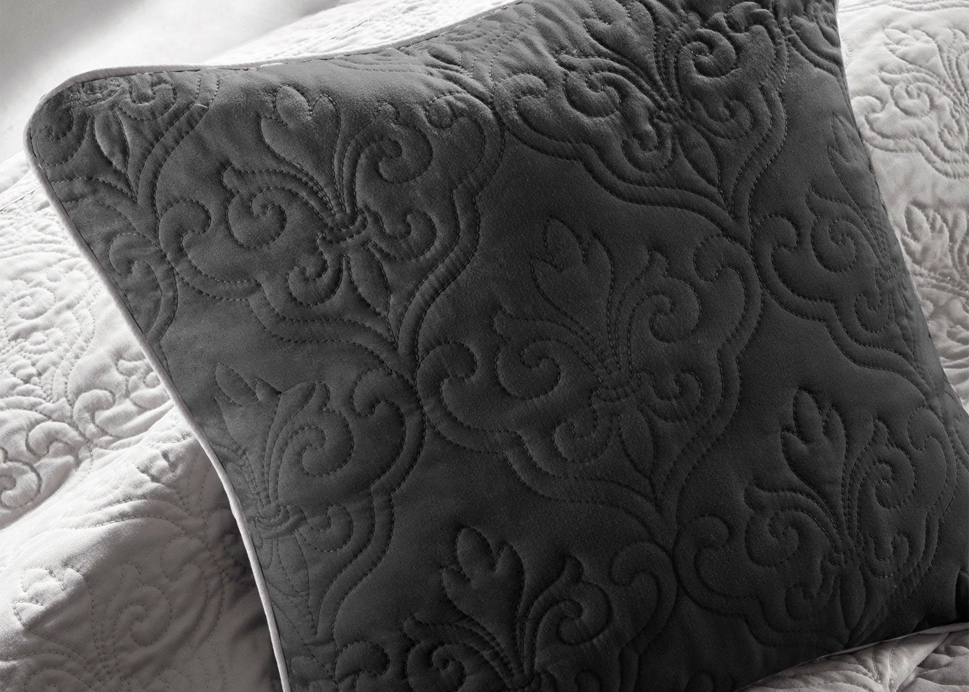 Attingham Reversible Quilted Color Block 7-Piece Coverlet Set by Madison Park