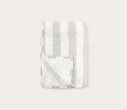 Atwater Ivory Natural Throw Blanket by Villa by Classic Home