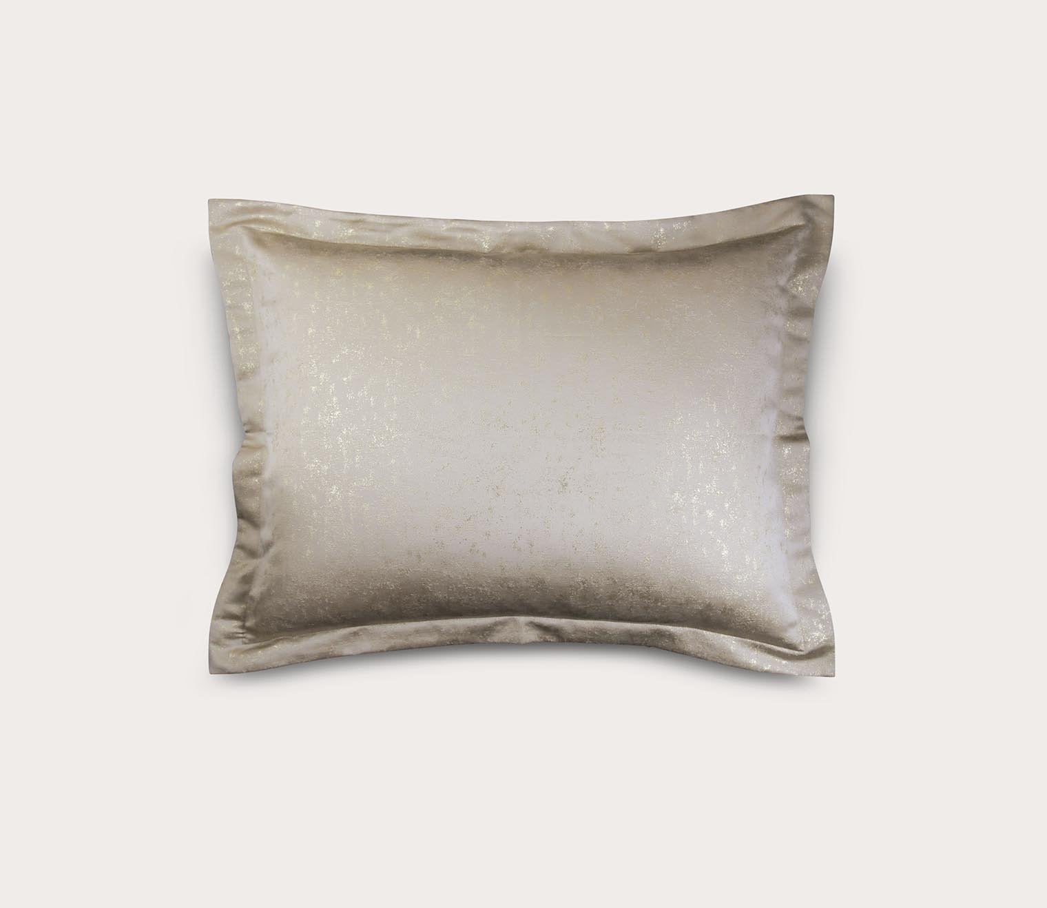 Aura Champagne Jacquard 3-Piece Duvet Cover Set by Ann Gish