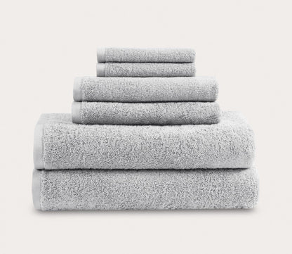 Aure 6pc Bath Towel Set by Clean Spaces