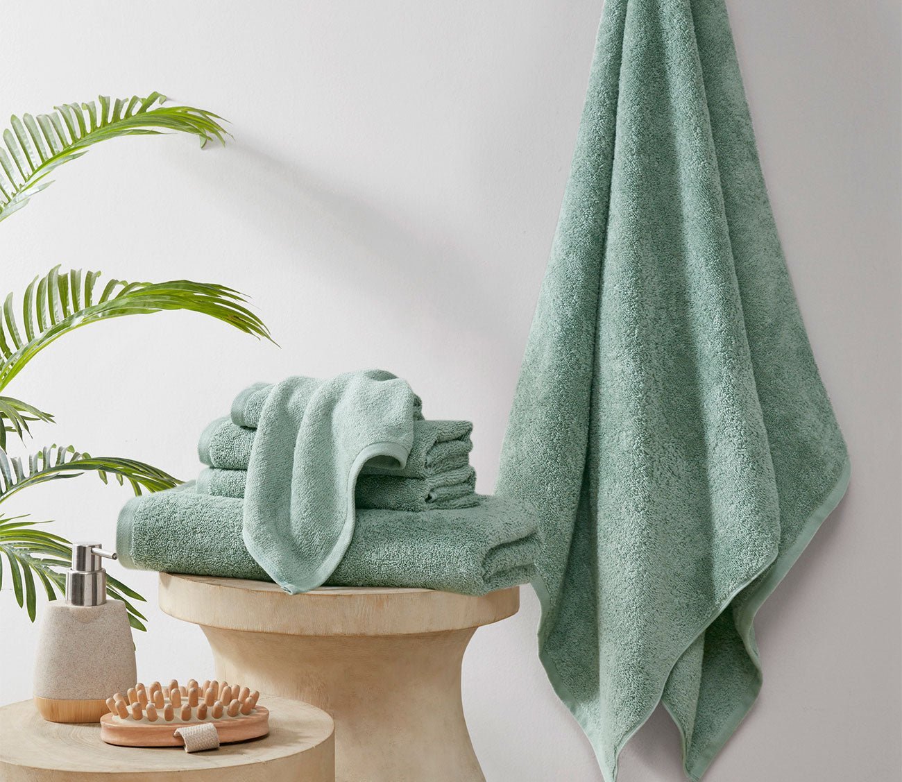 Aure 6pc Bath Towel Set by Clean Spaces