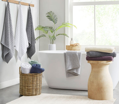 Aure 6pc Bath Towel Set by Clean Spaces