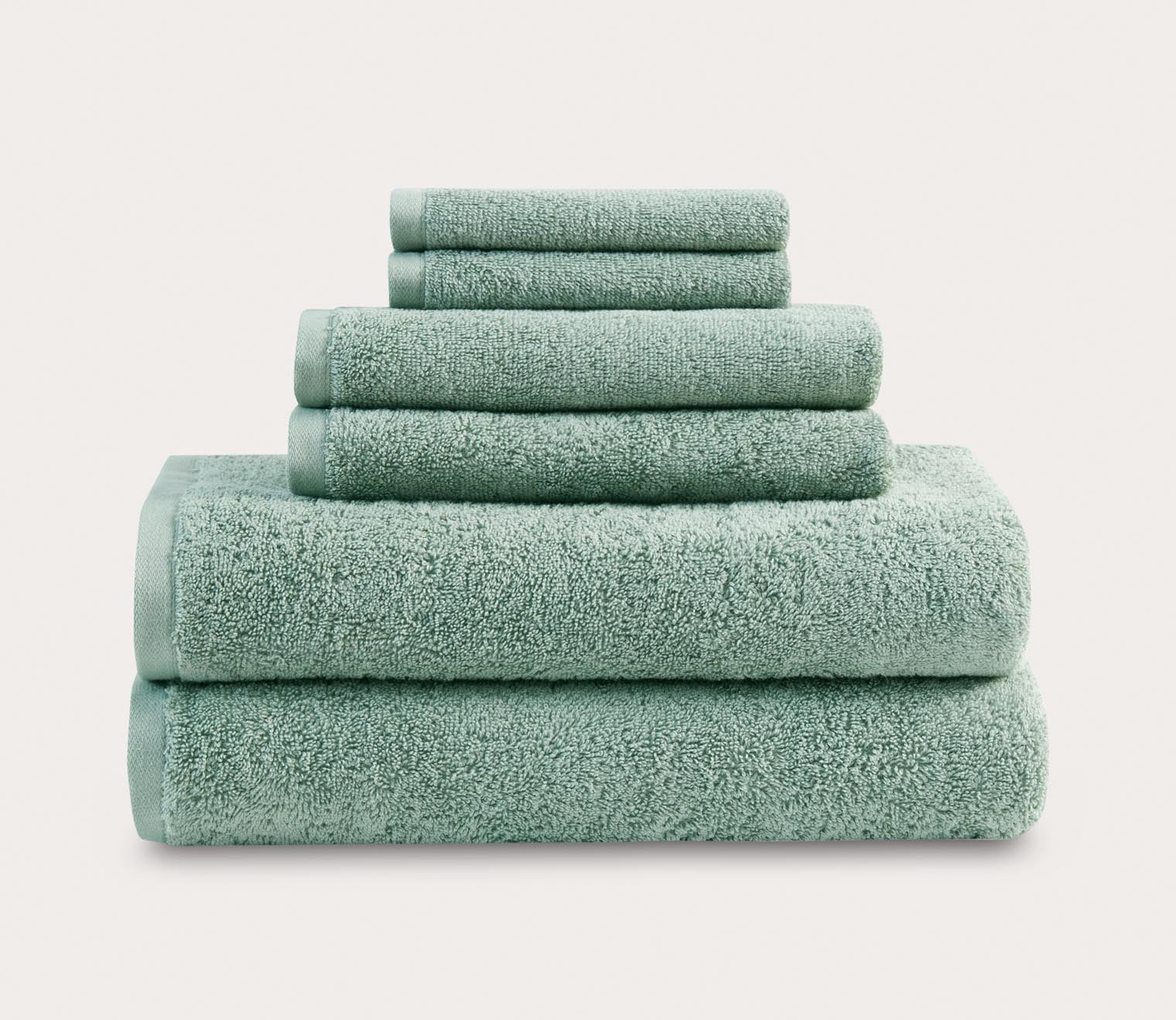 Aure 6pc Bath Towel Set by Clean Spaces