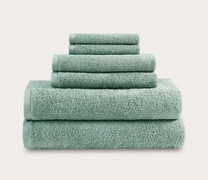 Aure 6pc Bath Towel Set by Clean Spaces