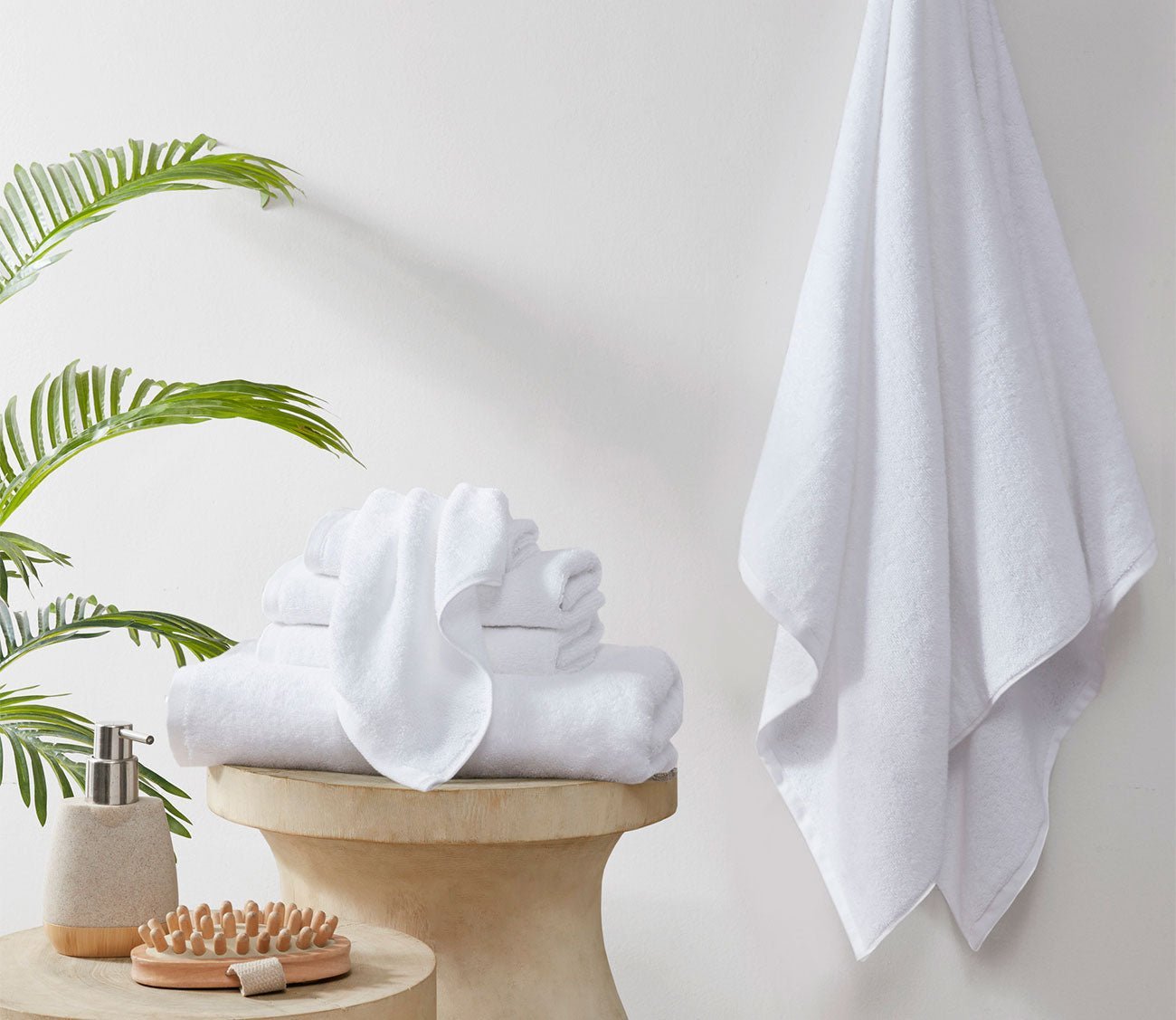 Aure 6pc Bath Towel Set by Clean Spaces