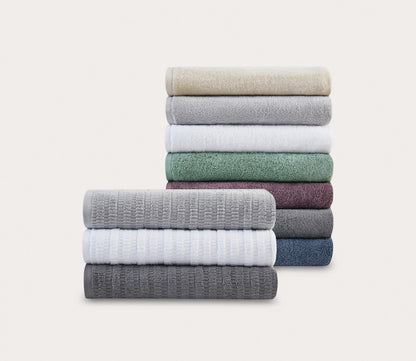 Aure 6pc Bath Towel Set by Clean Spaces