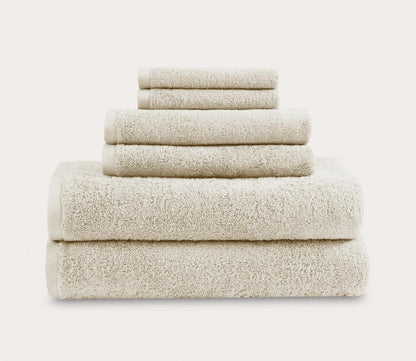 Aure 6pc Bath Towel Set by Clean Spaces