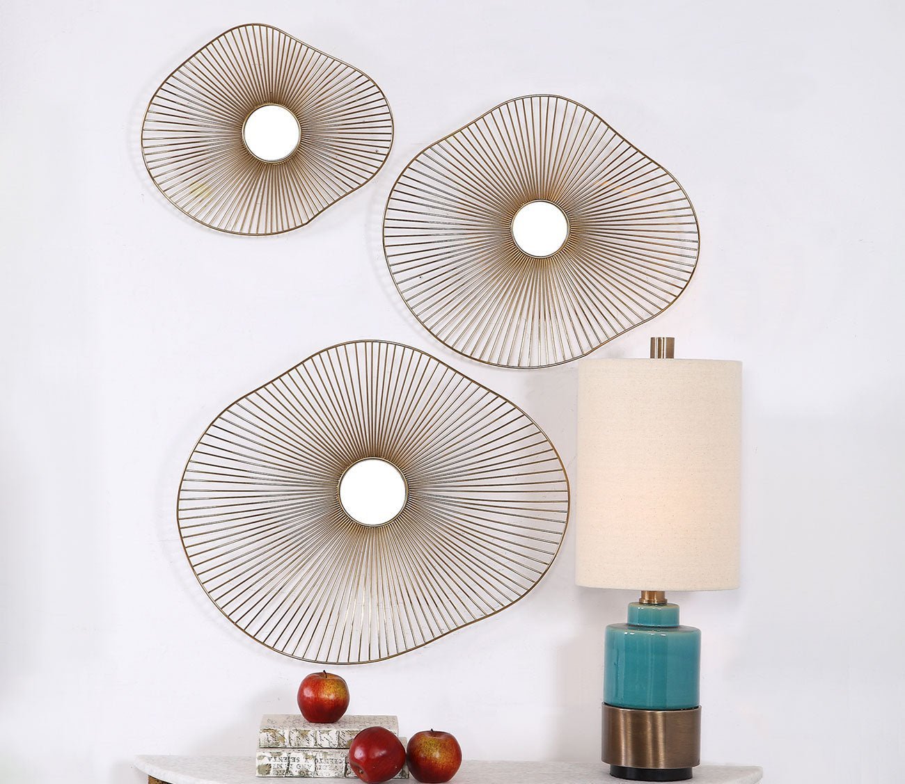 Avarie Gold Metal Wall Art