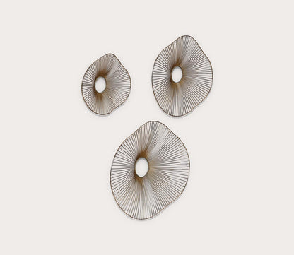 Avarie Gold Metal Wall Art by Uttermost