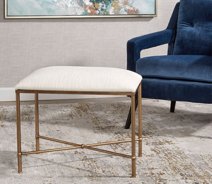 Avenham Small Framed Bench by Uttermost