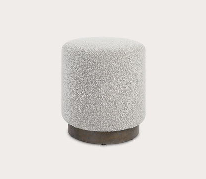 Avila Light Gray Ottoman by Uttermost