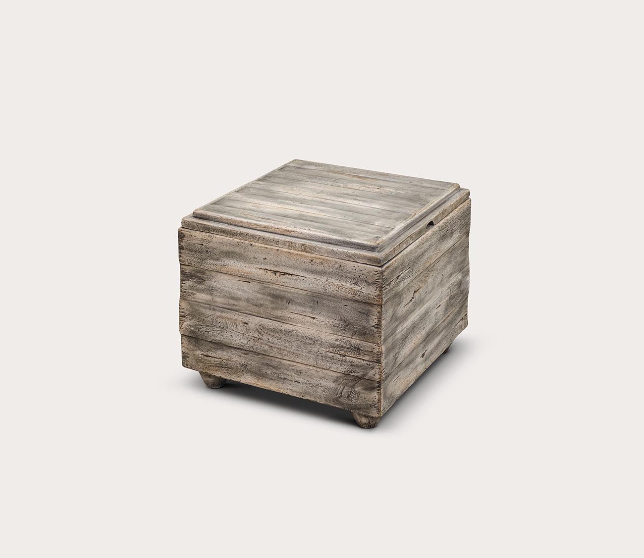 Avner Wooden Cube Table