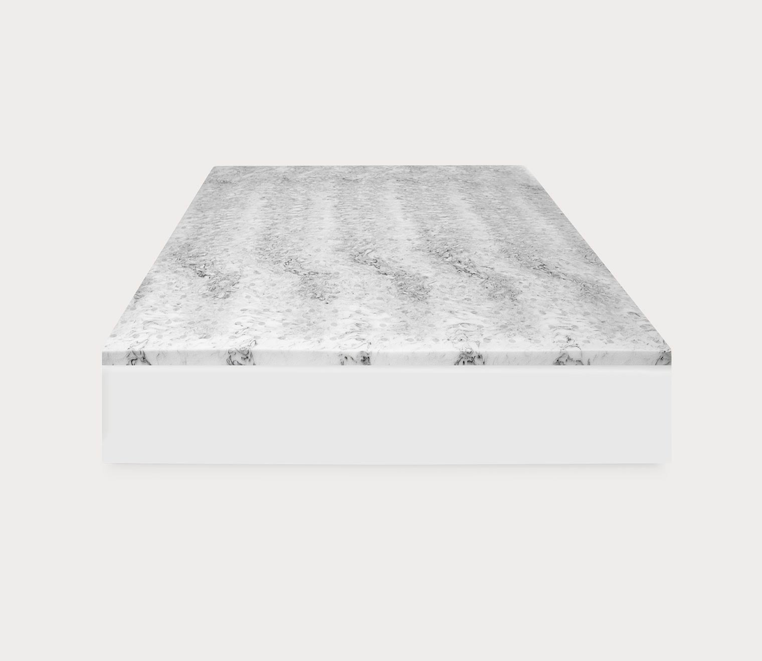 Bamboo Charcoal Infused 2-Inch Memory Foam Mattress Topper by Soft-Tex