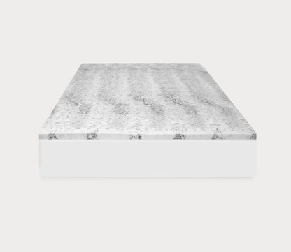 Bamboo Charcoal Infused 2-Inch Memory Foam Mattress Topper by Soft-Tex