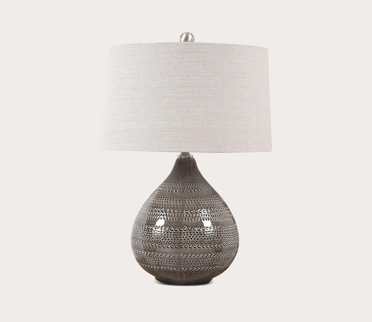 Batova Smoke Gray Table Lamp by Uttermost
