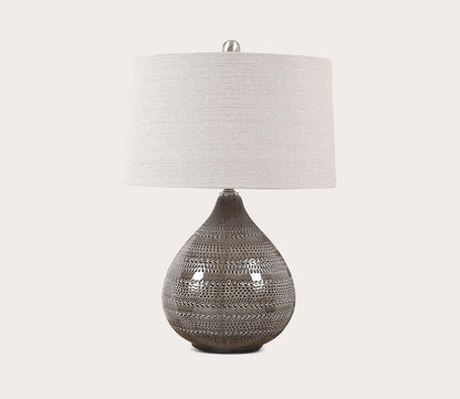 Batova Smoke Gray Table Lamp by Uttermost