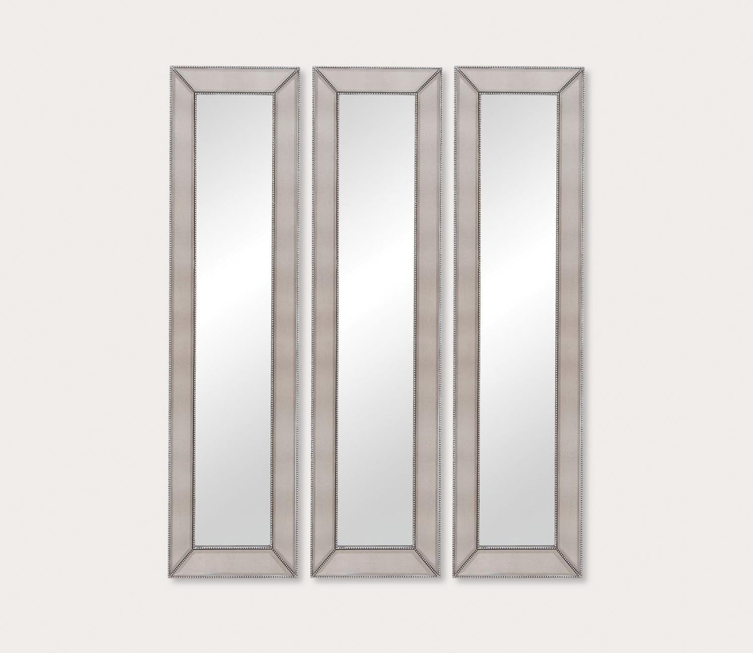 Beaded Floor Mirror by Bassett Mirror