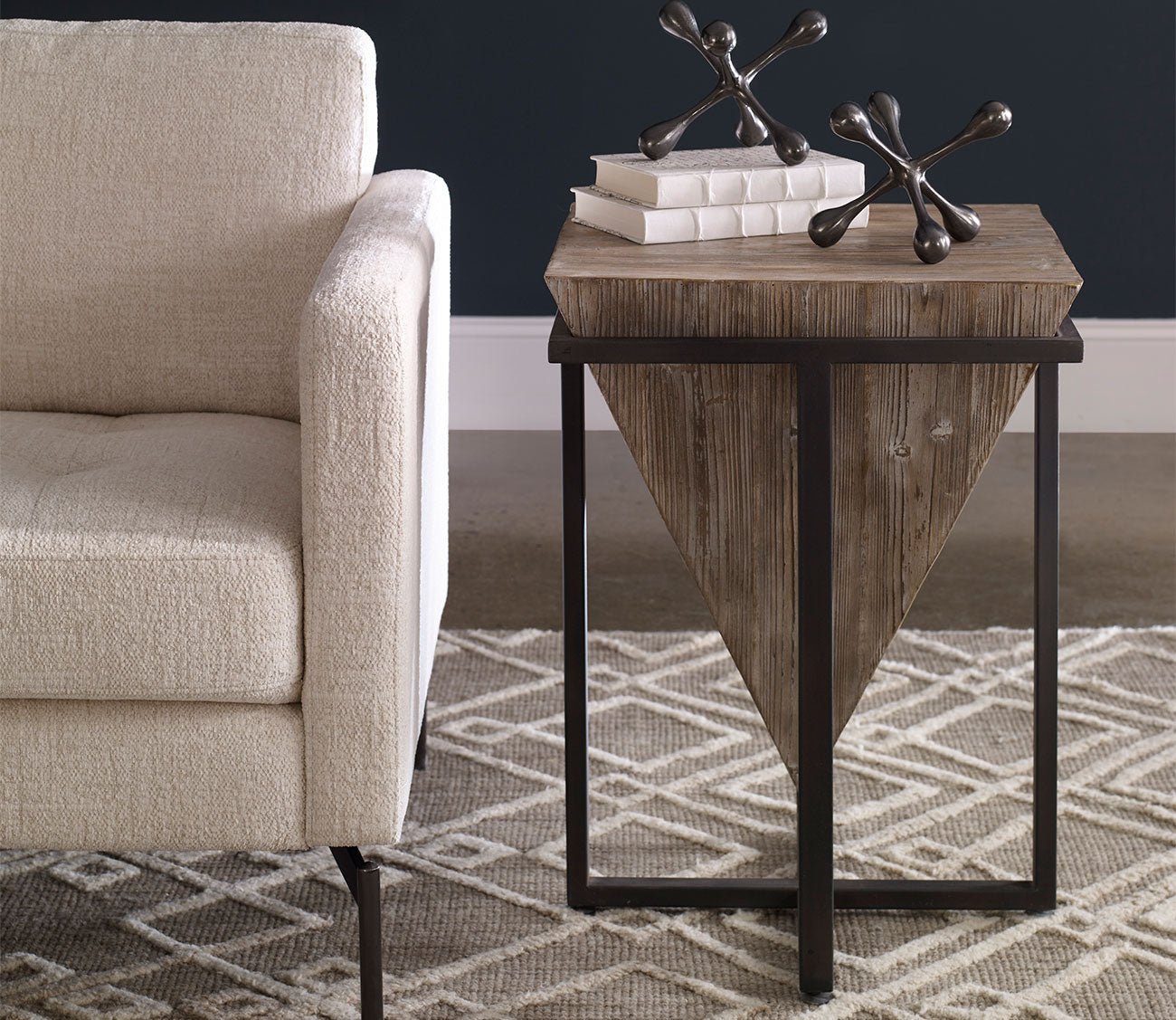 Bertrand Wood Accent Table by Uttermost