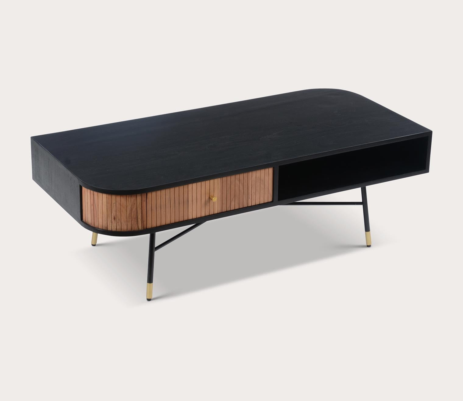 Bezier Solid Wood Storage Coffee Table by Moe's Furniture