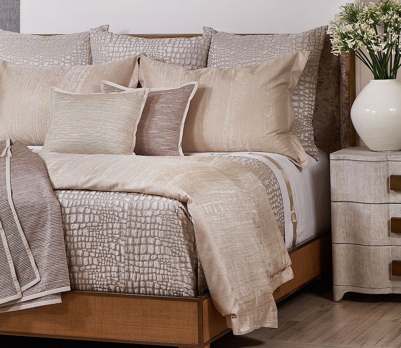 Birch Jacquard Throw Pillow