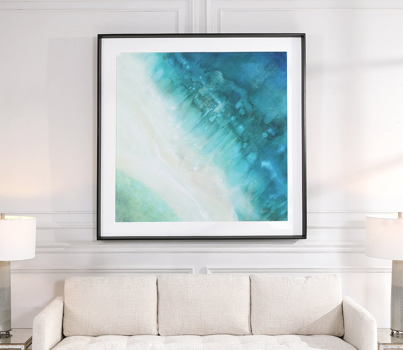 Bird's-eye View Coastal Print