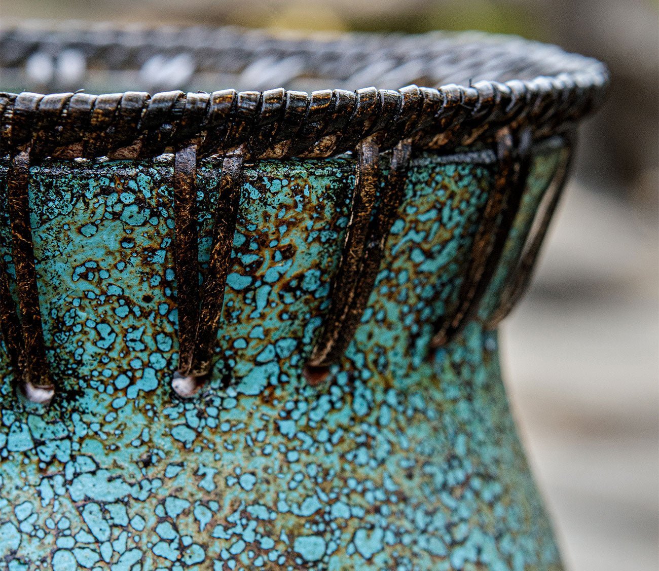 Bisbee Turquoise Vases by Uttermost