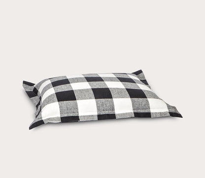 Black and White Plaid 3-Piece Duvet Cover Set by Ann Gish