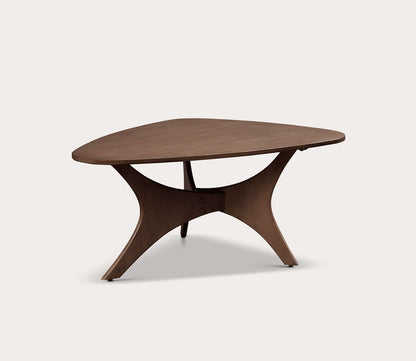 Blaze Triangle Wood Coffee Table by INK + IVY