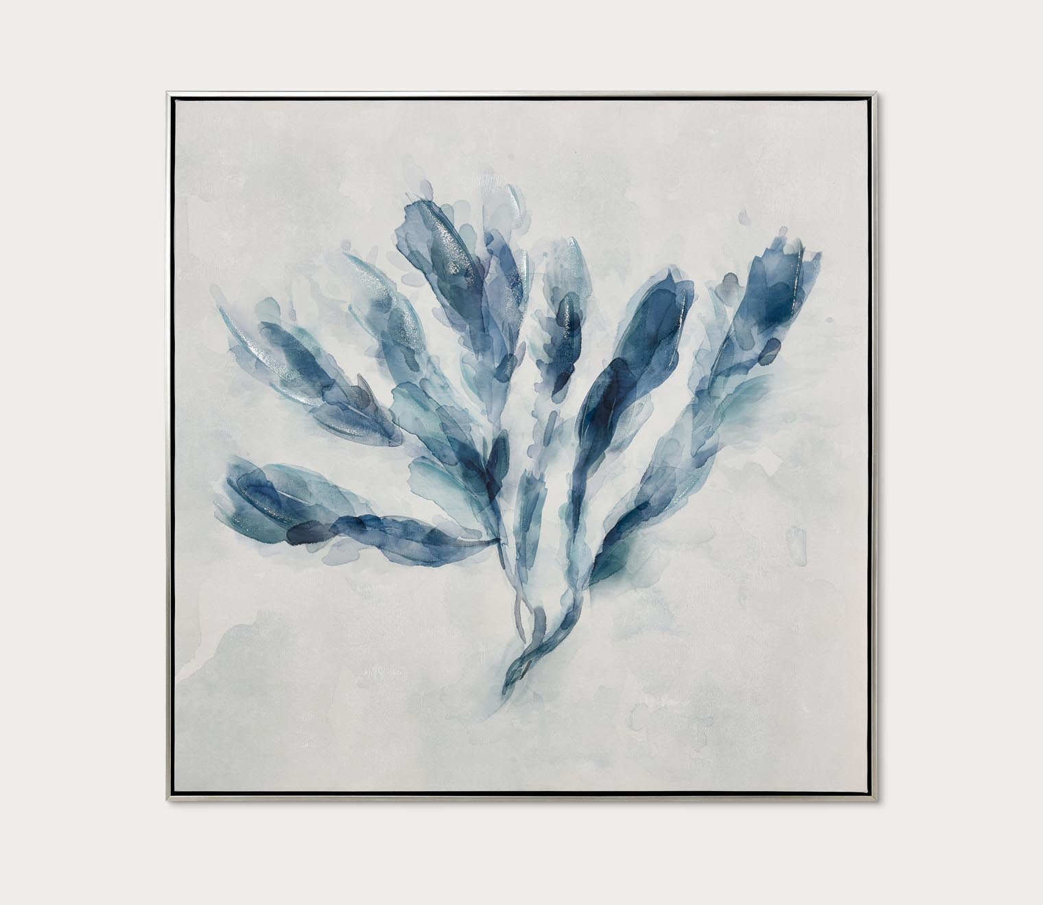 Blue Seagrass I Framed Wall Art
