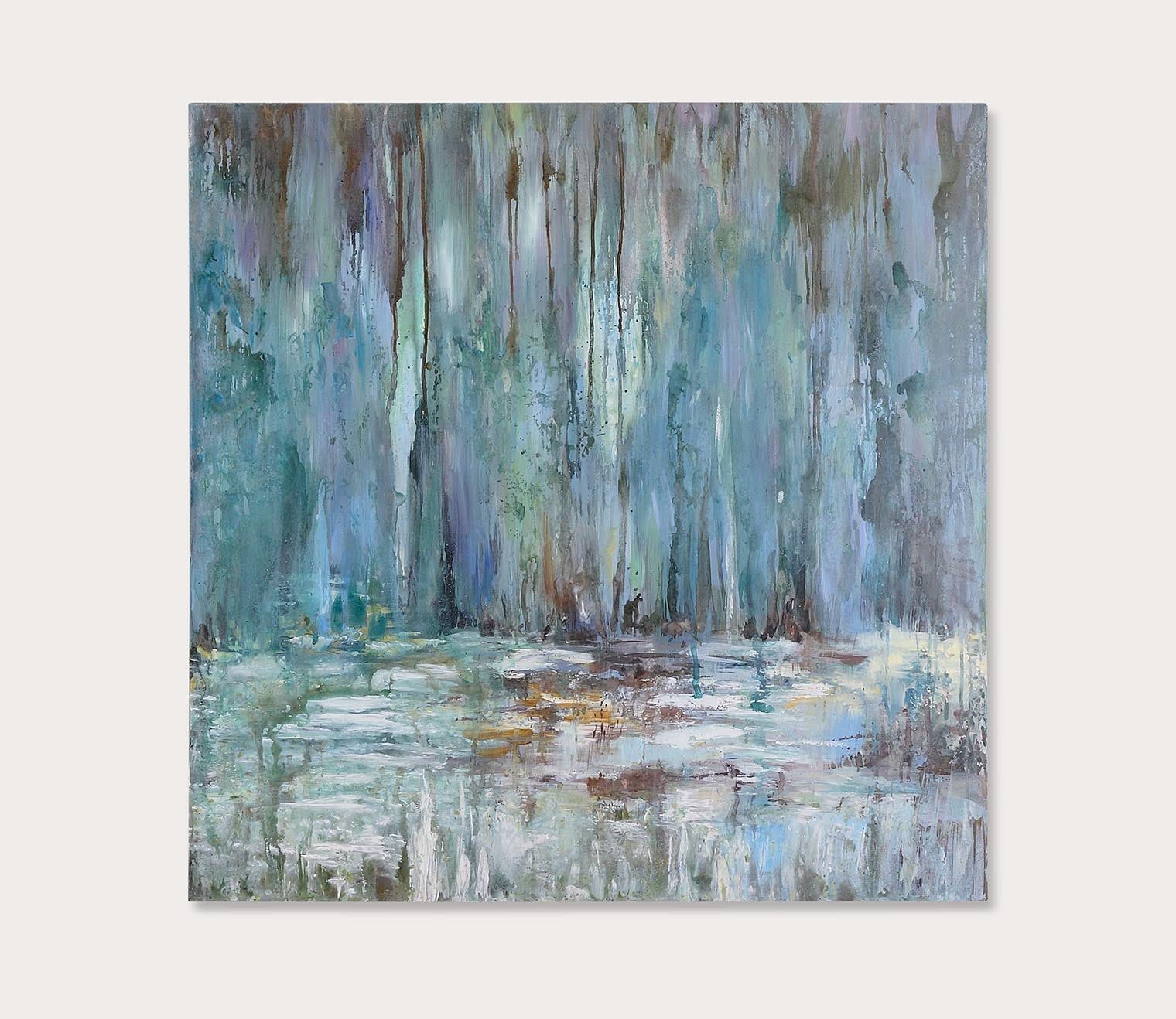 Blue Waterfall Hand Painted Canvas by Uttermost
