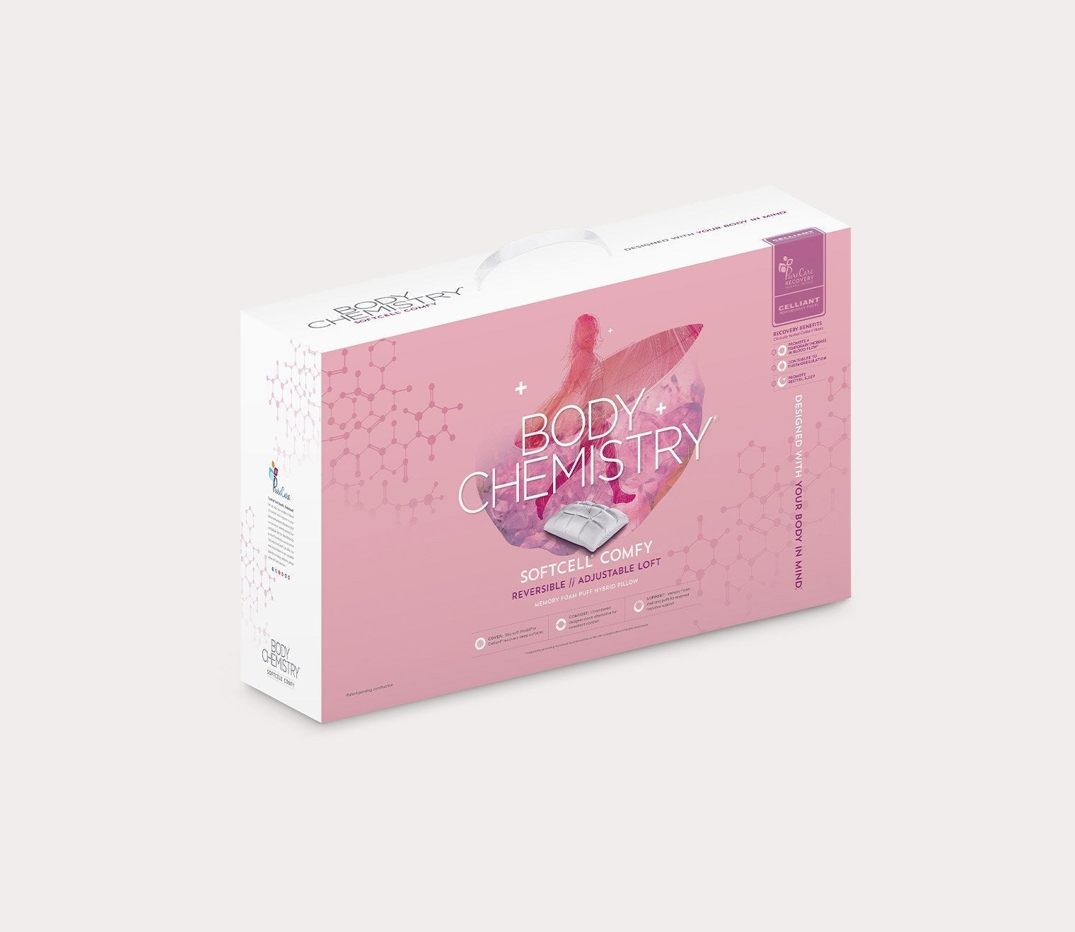 Body Chemistry SoftCell Comfy Pillow by PureCare