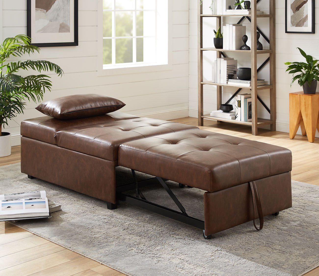 Boone Tufted Upholstered Convertible Sofa Bed by Powell