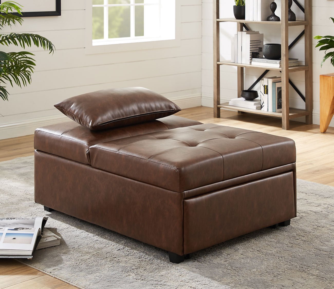 Boone Tufted Upholstered Convertible Sofa Bed by Powell