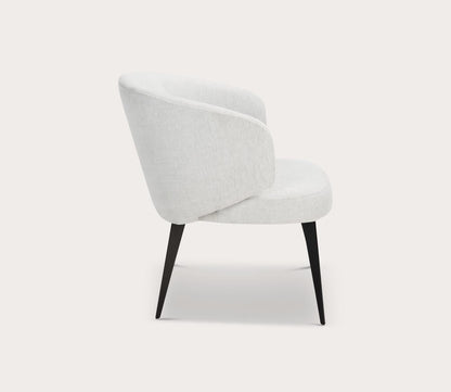 Bosco Fabric Upholstered Curved Dining Chair by Safavieh