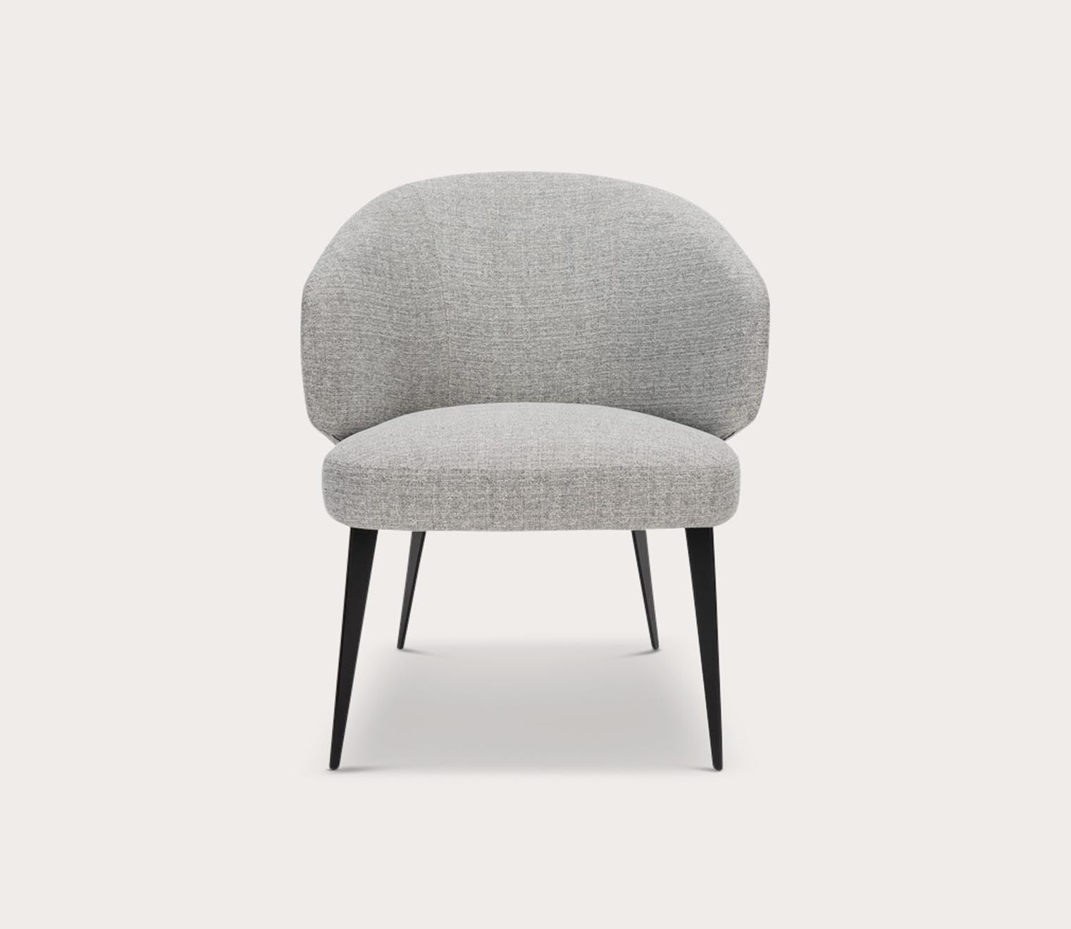 Bosco Fabric Upholstered Curved Dining Chair by Safavieh