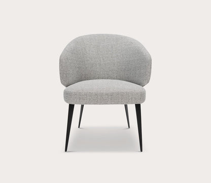 Bosco Fabric Upholstered Curved Dining Chair by Safavieh