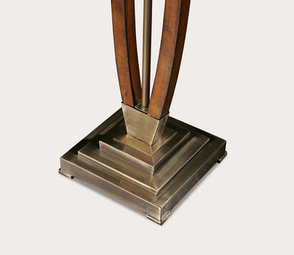 Boydton Burnished Wood Floor Lamp by Uttermost
