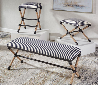 Braddock Small Bench by Uttermost