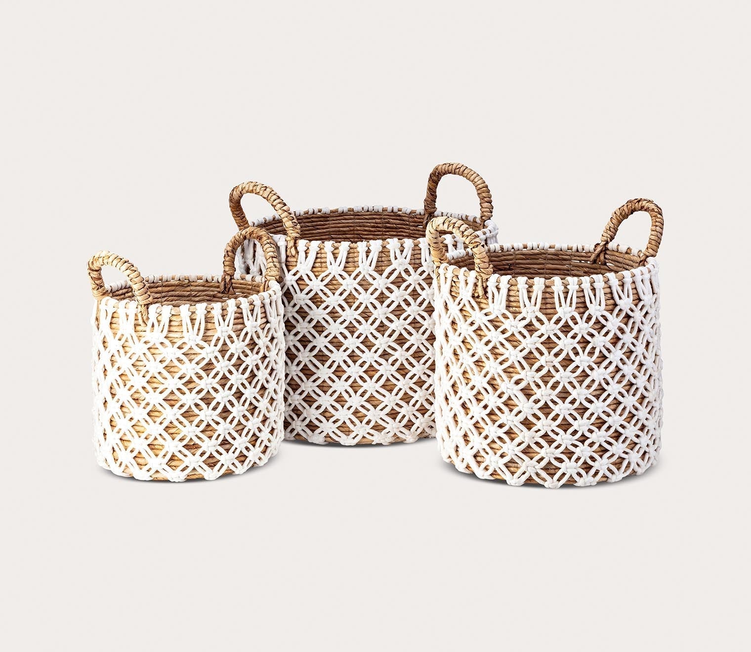 Bradley Banana Leaf Baskets Set of 3