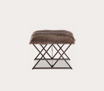 Brannen Plush Small Bench by Uttermost
