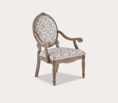 Brentwood Exposed Wood Upholstered Arm Chair by Madison Park