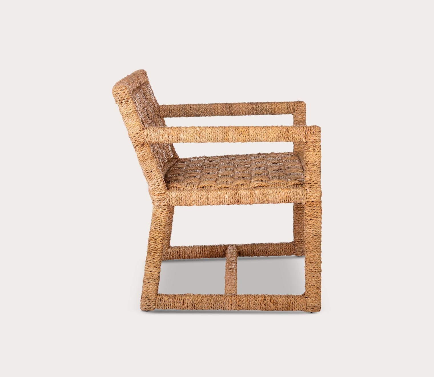 Brinn Woven Solid Wood Accent Chair by Safavieh