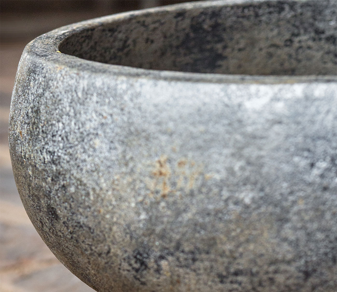 Brixton Aged Black Bowl by Uttermost