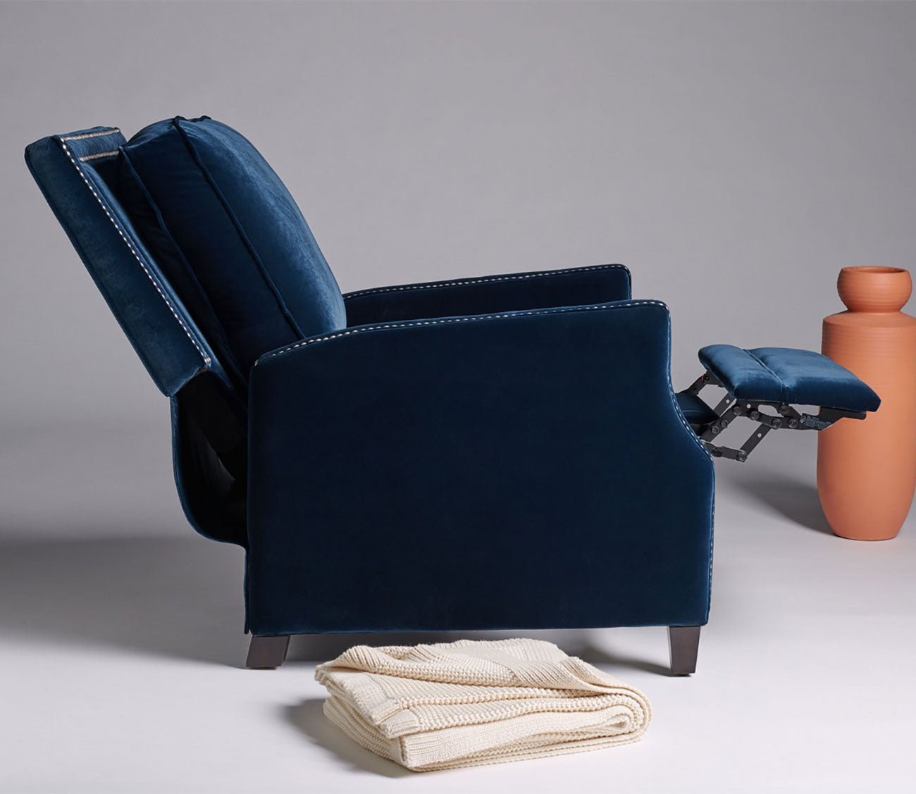 Buddy Upholstered Manual Recliner Chair by Safavieh