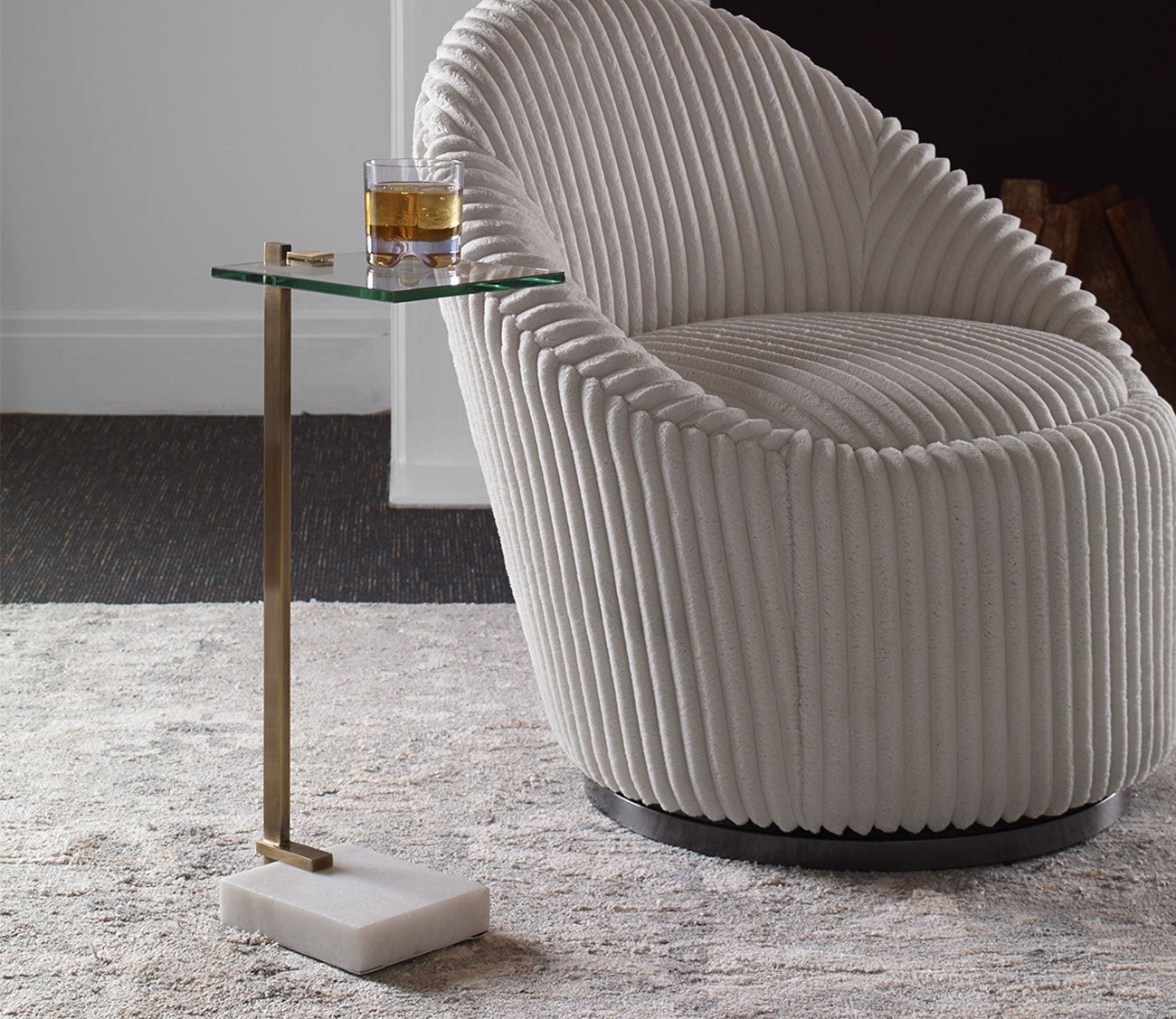 Butler Brass Accent Table