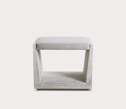 Cabana White Small Bench by Uttermost