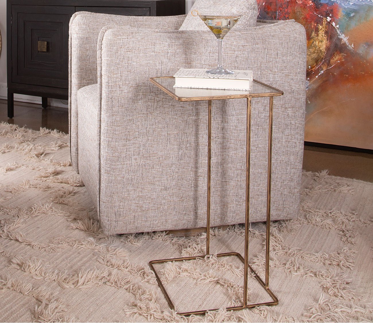Cadmus Gold Accent Table