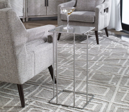 Cadmus Pewter Accent Table by Uttermost