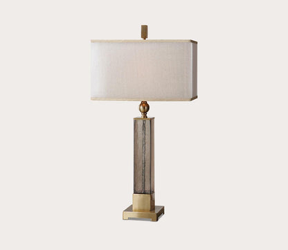 Caecilia Amber Glass Table Lamp by Uttermost