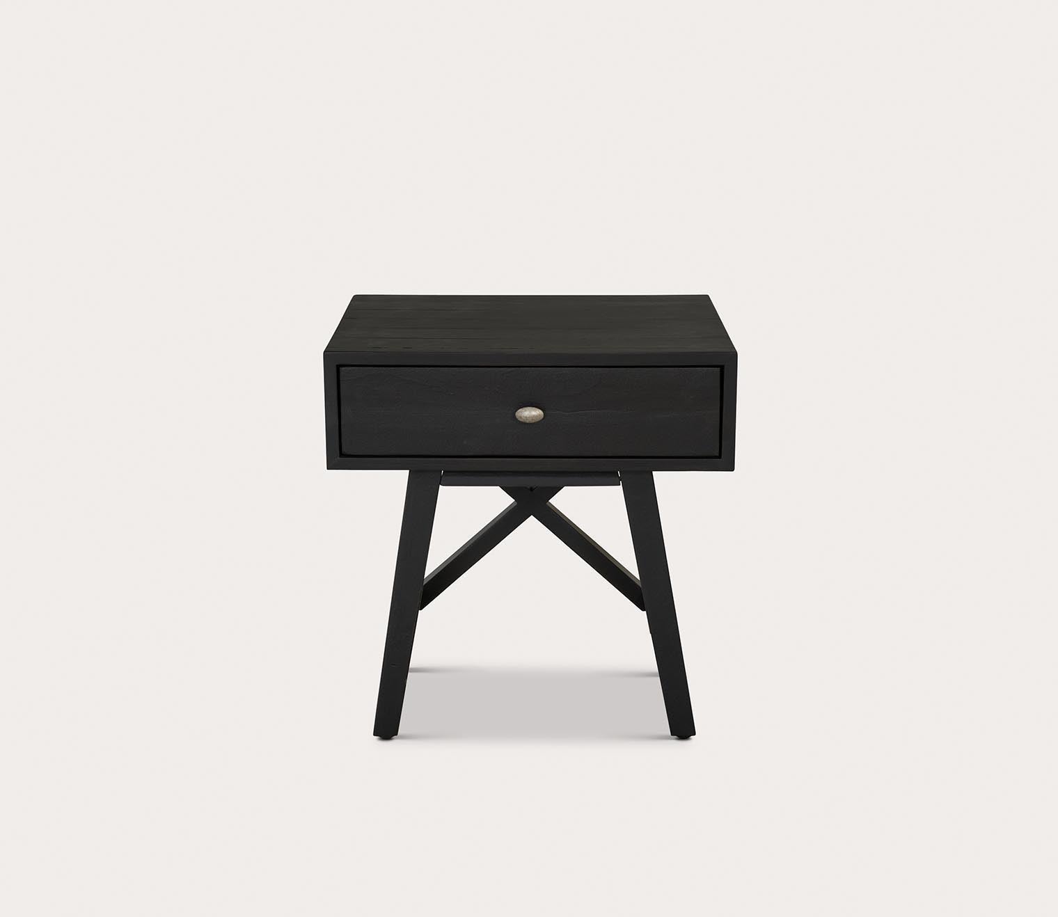 Calais Pine Wood 1-Drawer Nightstand by Moe's Furniture